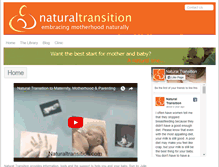 Tablet Screenshot of naturaltransition.com